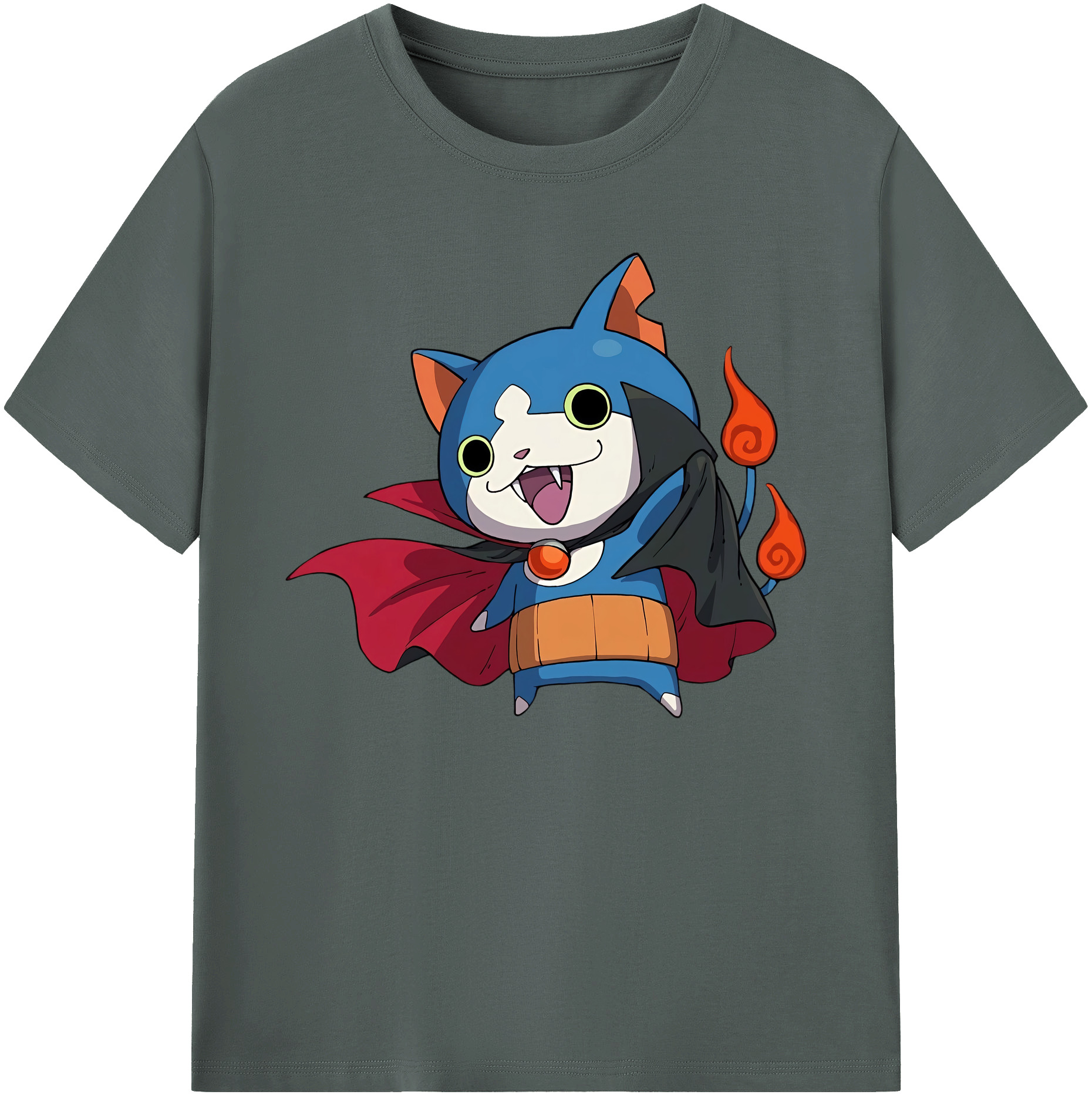 （画像用） 妖怪ウォッチ Yo-kai Watch 綿100％ メンズ半袖Tシャツ｜肌触りやわらか＆通気性